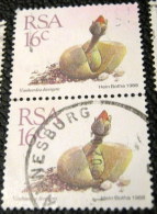 South Africa 1988 Succulent Vanheerdea Divergens 16c X2 - Used - Oblitérés