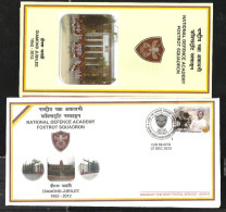 INDIA, 2013, ARMY POSTAL SERVICE COVER WITH FOLDER, National Defence Academy, Foxtrot, Militaria,  Diamond Jubilee - Cartas & Documentos