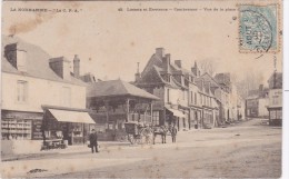 CAMBREMER (environs De LISIEUX) - Vue De La Place Du Marché - Attelage - Nombreux Commerces - Autres & Non Classés