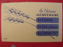 Buvard Les 3 Farines Jacquemaire. Blédine Diase Céréale. Vers 1950 - B