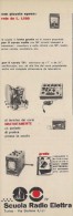 # SCUOLA RADIO ELETTRA TORINO Italy 1950s Advert Pubblicità Publicitè Reklame Publicidad Radio TV Televisione - Littérature & Schémas
