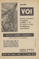 # SCUOLA RADIO ELETTRA TORINO Italy 1950s Advert Pubblicità Publicitè Reklame Publicidad Radio TV Televisione - Libros Y Esbozos