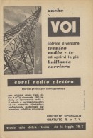 # SCUOLA RADIO ELETTRA TORINO Italy 1950s Advert Pubblicità Publicitè Reklame Publicidad Radio TV Televisione - Literatur & Schaltpläne