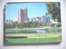 Australia SA Adelaide With Greetings - Adelaide