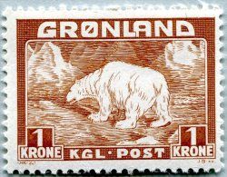 N° Yvert 9 - Timbre Du Groenland (Roy. Du Danemark) (1938-1946) - MNH - Ours Polaire (JS) - Neufs