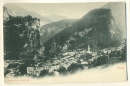 THUSIS Verlag A. Roth 122 Panorama 1902 - Thusis