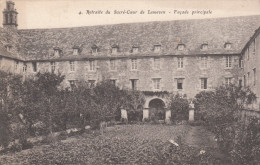 CPA RETRAITE DU SACRE COEUR DE LESNEVEN FACADE PRINCIPALE - Lesneven