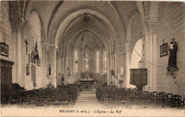 REUGNY ... L EGLISE .. LA NEF - Reugny