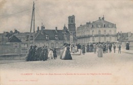 CPA 58 CLAMECY Le Pont De Jean ROUVET à La Sortie De La Messe De L'église De Bethléem - Clamecy