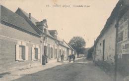 CPA 60 GURY Grande Rue Animée - Sonstige & Ohne Zuordnung