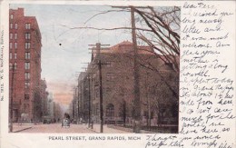 Pearl Street Grand Rapids Michigan 1905 - Grand Rapids