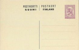 FINLANDIA FINLAND 60 P 1920 STATIONERY CARD NEW - Enteros Postales