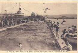 PICARDIE - 60 - OISE - BORAN SUR OISE - Plage De Lys Chantilly - La Piscine Et Le Canot - Boran-sur-Oise