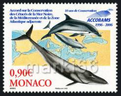 Monaco - 2006 - 10th Anniversary Of ACCOBAMS - Mint Stamp - Andere & Zonder Classificatie