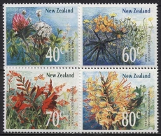 Neuseeland 1989 Blumen Honigklee Süßschnee 1062/65 Postfrisch - Ungebraucht