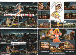 Deutschland - 4 AK - Hamburg - Reeperbahn - St. Pauli - Girls - Reklame Werbung - Altona