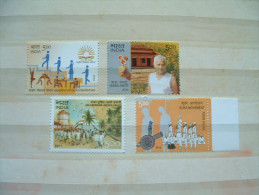 India 2011 2014 MNH Stamps Culture Flowers Goa Liberation Coconut Tree Kuka Movement Cannon - Neufs