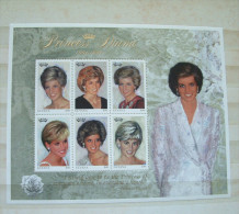 Guyana 1997 Princess Diana - MNH Sheet - Scott 3234 = 8 $ - Guyana (1966-...)