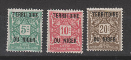 Yvert Taxe 1 - 2 - 4 * Neuf Charnière - Unused Stamps