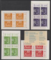SWEDEN - 1974 Philatelic Exhibition Folder Containing 4 Souvenir Sheets And Entry Ticket. Superb MNH ** Scott 1045-8 - Blokken & Velletjes