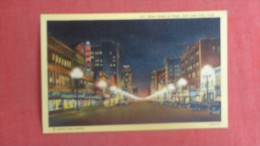 Utah> Salt Lake City -- Main Street At Night   -ref 1943 - Salt Lake City