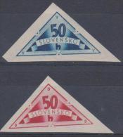 SLOVAKIA - 1940 Delivery Stamps. Scott EX1-2. Superb MNH ** - Nuovi