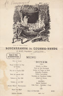 Blois, Hostellerie Du Tourne Bride, A. Riché, Menu Du 28/8/1928 Offert Aux Sommeliers Parisiens - Menu
