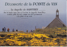 CPM CLEDEN CAP SIZUN FINISTERE CHAPELLE SAINT THEY XVII EME SUR LES FALAISES DE LA POINTE DE VAN - Sizun