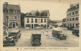 22 SAINT MICHEL EN GREVE / Hôtel Bellevue Et La Place / - Saint-Michel-en-Grève