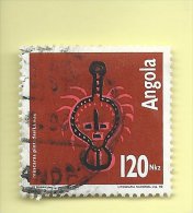 TIMBRES - STAMPS - ANGOLA - 1992 - ART QUIOCA - 2er. Groupe -TIMBRE OBLITÉRÉ - Angola