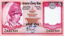 NEPAL 2006 Rupees-5 BANKNOTE King GYANENDRA PICK #53c UNC - Népal