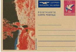 INTERO LIECHTENSTEIN 100 LUFTPOST AEREA AIR MAIL PAR AVION - Ganzsachen