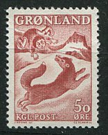 (cl 6 - P.48) Groënland ** N° 56 (ref. Michel Au Dos) - "L'enfant Et Le Renard" - Unused Stamps