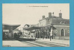 CPA Chemin De Fer - Cheminot - Arrivée D´un Train De Paris En Gare De ROSNY SOUS BOIS 93 - Rosny Sous Bois