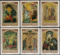 YUGOSLAVIA 1968 Art Medieval Icons Set MNH - Neufs