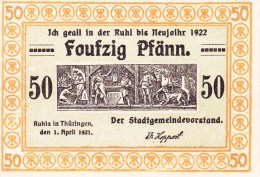 Billet Allemagne 50 Pfennig Du 01 04 1921 - Deutsche Golddiskontbank