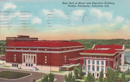 New Hall Of Music And Executive Building Purdue University Lafayette Indiana 1950 - Lafayette