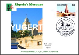ARGELIA FDC - Islam -  Mosque Mosquee Moschea Moschee Mezquita - Sidi Soufi - Bejaia - Moscheen Und Synagogen