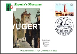 ARGELIA FDC - Islam -  Mosque Mosquee Moschea Moschee Mezquita - Sidi - Abdelmoumen - Biskra - Moscheen Und Synagogen