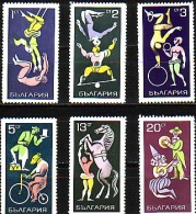 BULGARIA - 1969 - Circus BG - 6v** - Circus