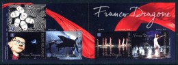 BELGIQUE / BELGIUM (2012) - FRANCO DRAGONE - Carnet / Booklet - Theatre, Piano, Cirque Du Soleil - Unused Stamps