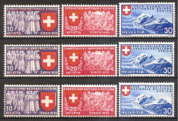 Switzerland 1939 - National Exposition Zurich - Nuevos