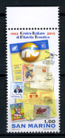 2013 - SAN MARINO - SAINT-MARIN -  50° Anniv. Centro Italiano Di Filatelia Tematica (CIFT) -   NH - (**) - New Mint - Neufs