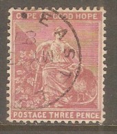 CAPE Of GOOD HOPE    Scott  # 36 VF USED - Cape Of Good Hope (1853-1904)