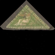 CAPE Of GOOD HOPE    Scott  # 6 VG USED CUT INTO DESIGN - Cape Of Good Hope (1853-1904)