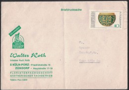 FG186     Germany 1976 - Envelope Commercial Cologne Beautiful Stamp - Cartas