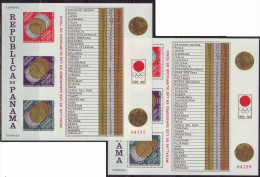 PANAMA  - OLYMPIC  SET + BL  - OLYMPICS  MEDALS  - **MNH - 1964 - Wasserball