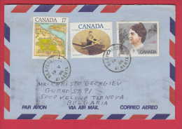 181378 / 1985 - 66 C. - Ned Hanlan - Professional Sculler, Hotelier , Emily Murphy -  Women's Activist  , Canada Kanada - Lettres & Documents