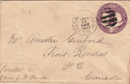 Entier Postal Etats-Unis Franklin, Postage Two Cents 1893 - ...-1900