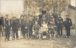 CONNIGIS ?? (02) Carte Photo Groupe De Gardes Voies De Communications Gros Plan - Altri & Non Classificati